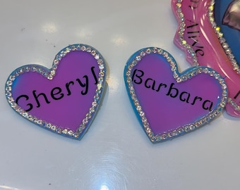 Heart Name Pin