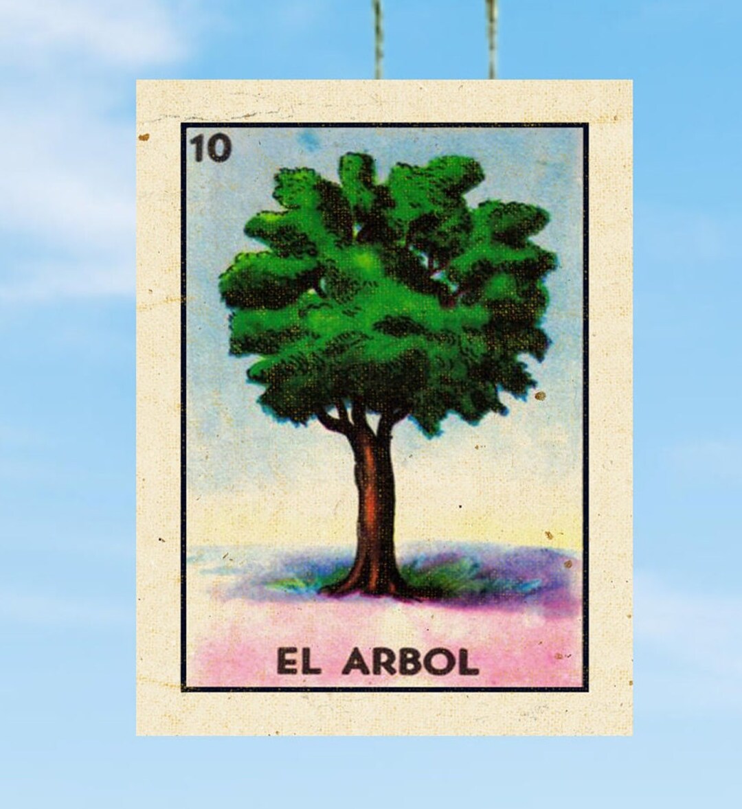 El Arbol Vintage Loteria Air Freshener Home Scent Car Scent Car and