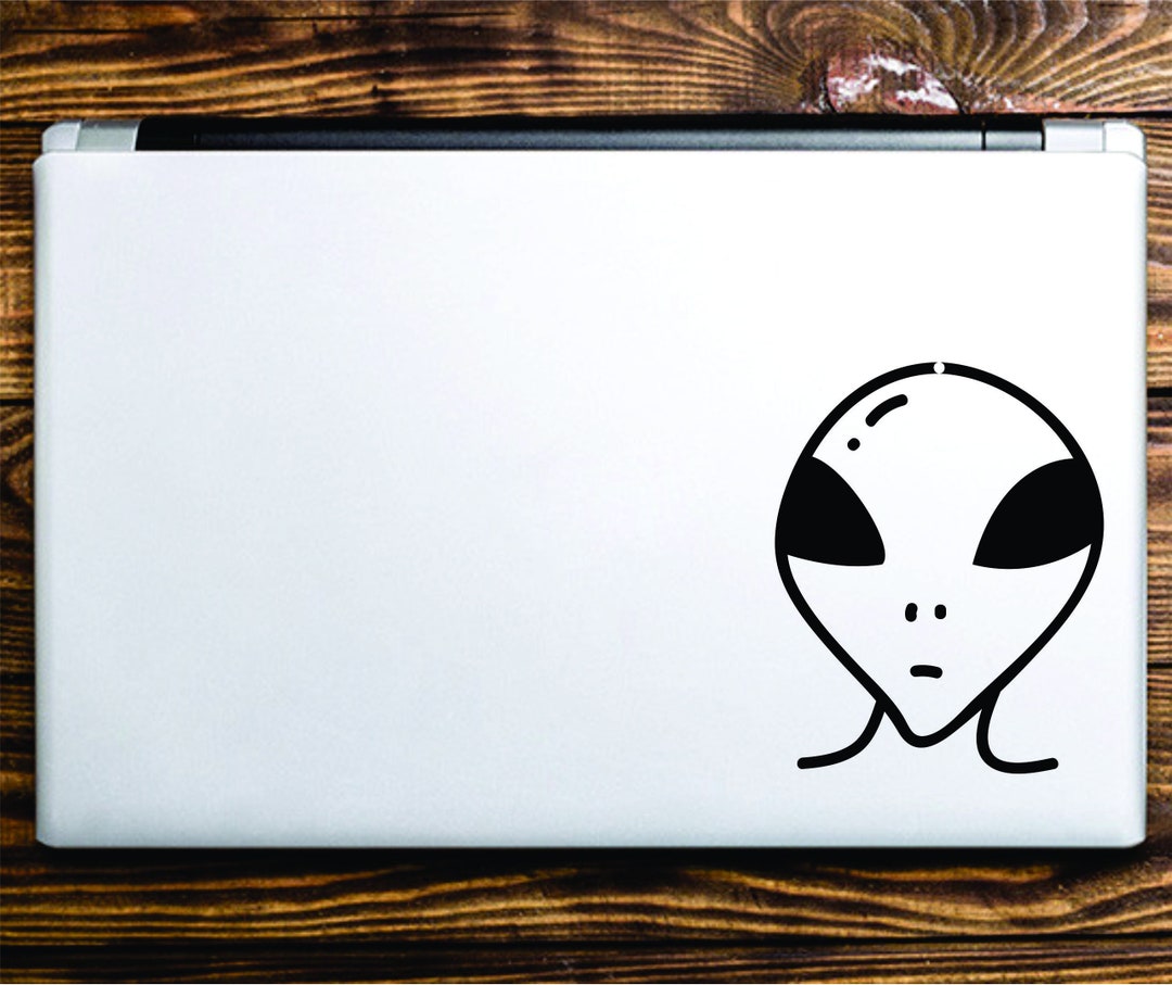 Alien Head Funny Car Auto Vinyl Decal Sticker Art Graphic Sticker Drift ...