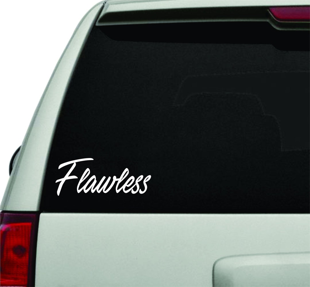 Flawless Car Auto Vinyl Decal Sticker Art Graphic Sticker - Etsy