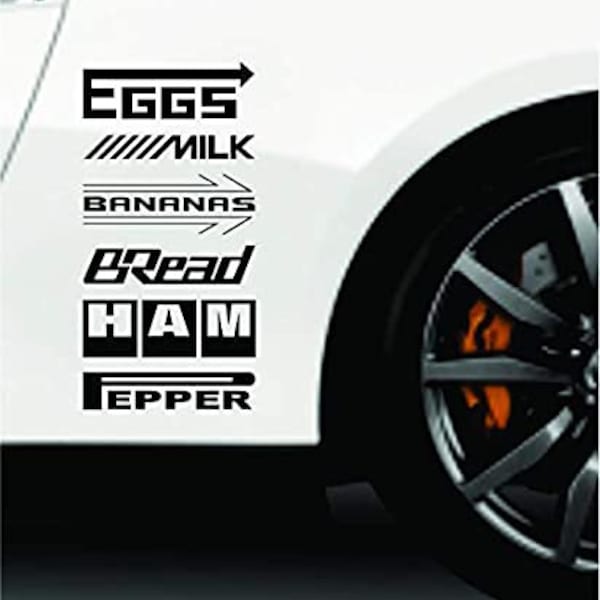 Banana Car Decal Etsy