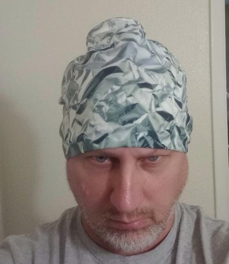 Tin Foil Hat Beanie Tinfoil Hat Beanie Tin Foil Hat Tinfoil Etsy