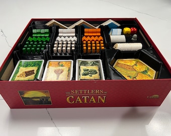 Settlers of Catan Inserts for Base Game and 5-6 Player Expansion