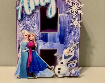 Frozen inspired 3D letters