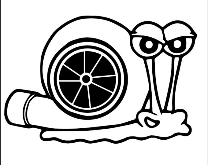 Gary Turbo Snail Sticker Etsy