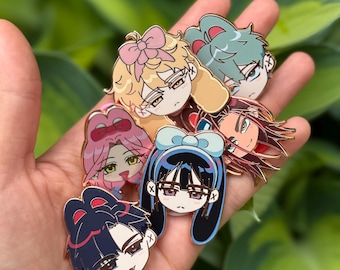 Alien Stage Bunny Enamel Pins