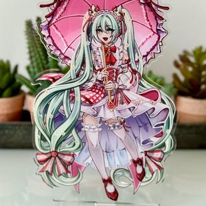 Strawberry Hatsune Miku Acrylic Standee