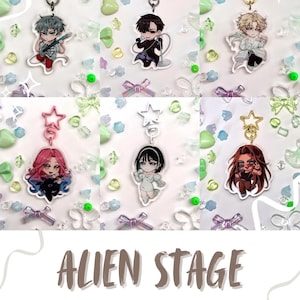 Alien Stage Acrylic Keychains