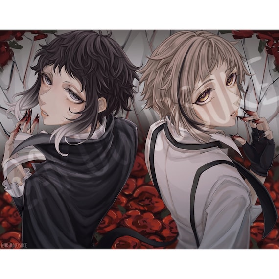Atsushi & Akutagawa BSD 11” X 8.5” Print - Etsy