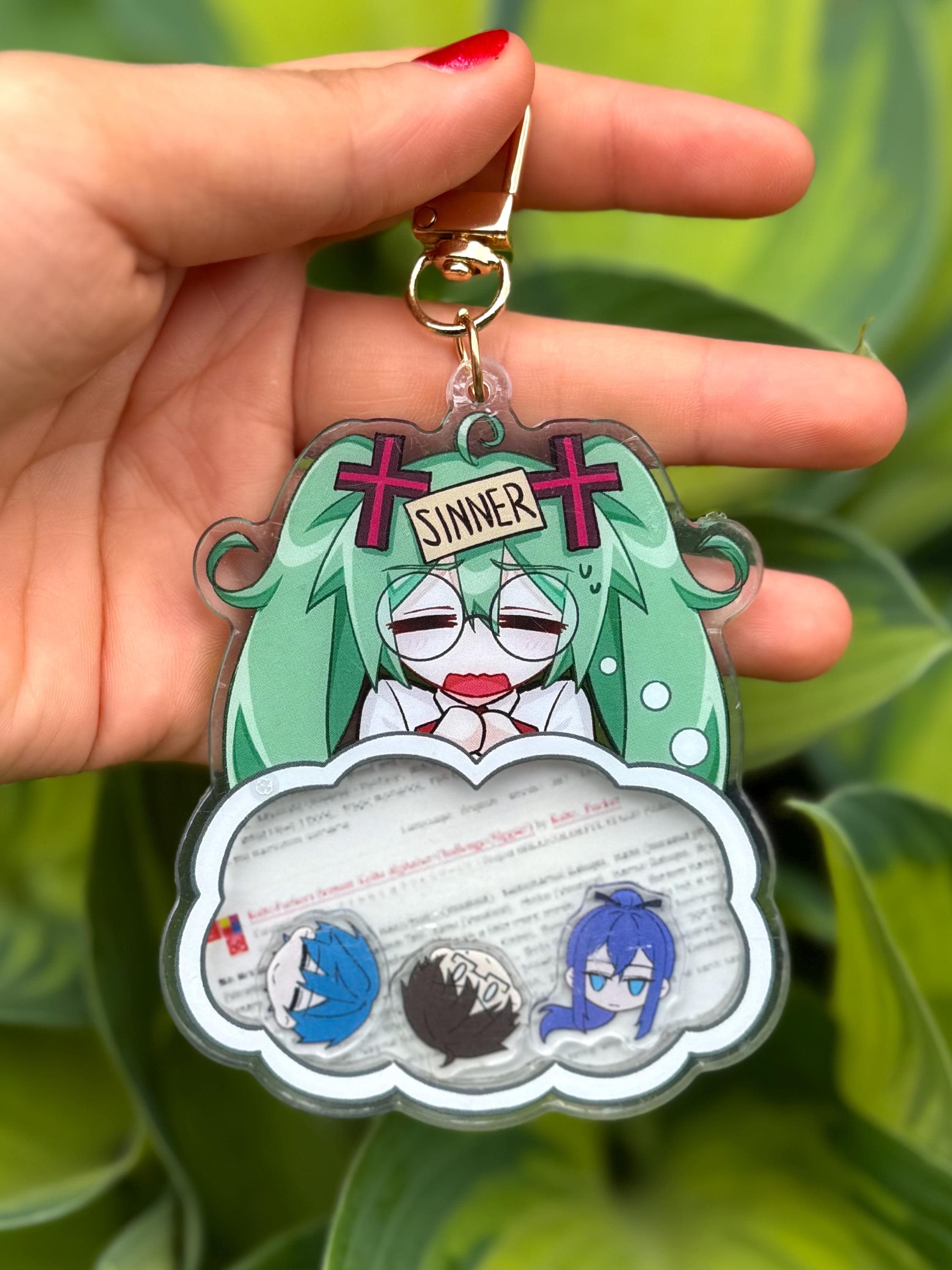 Rotten Girl Miku Shaker Keychain - Etsy