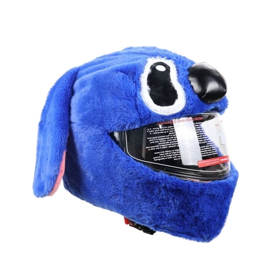 Motorcycle Helmet Cover Funny Hats Blue Color Animal Helmets Cover