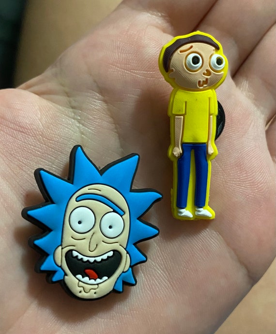 rick and morty croc charms