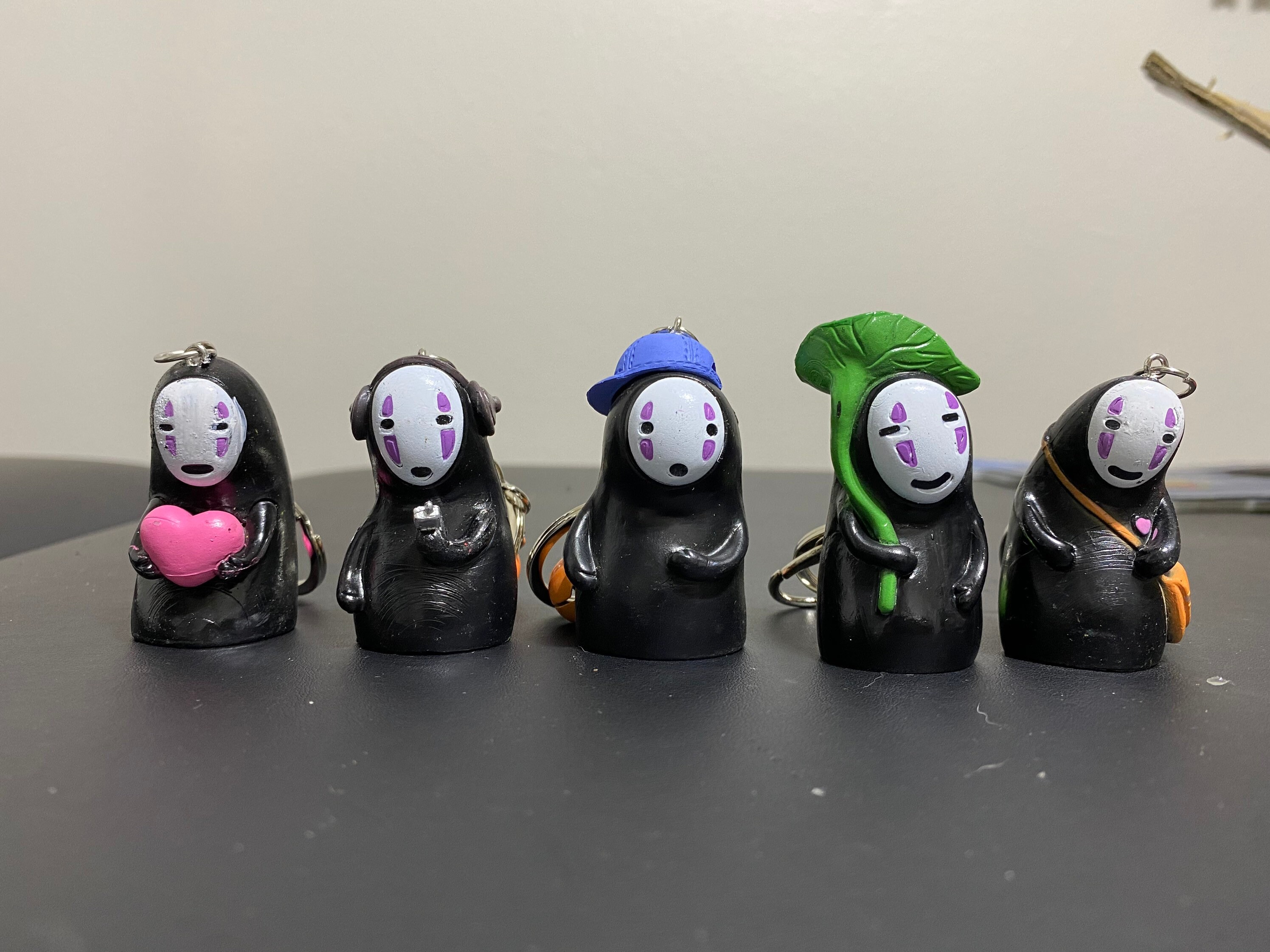 No Face Keychain Spirited Away Keychain Studio Ghibli Etsy UK