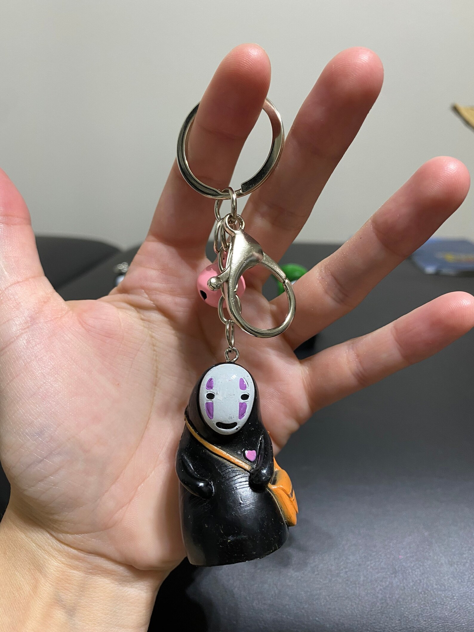 No Face Keychain Spirited Away Keychain Studio Ghibli Etsy UK