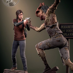 The Last of Us Ellie Figure  |  Unpainted Durable Resin 3D Printed Statue / Model Kit | H3ll Creator