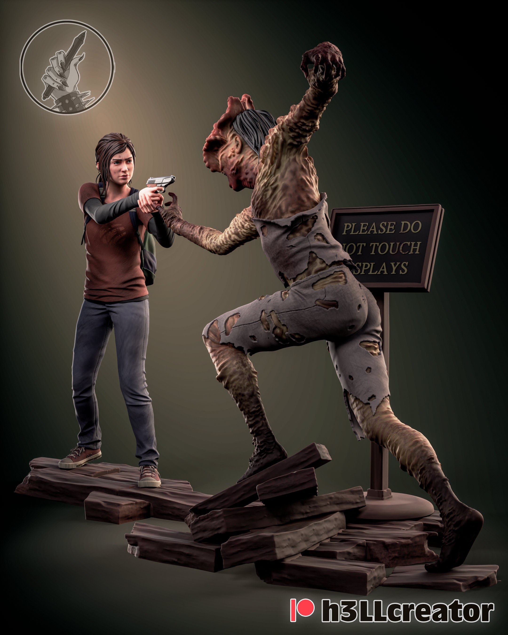 The Last Of Us Ellie's Tattoo Art Board Print for Sale by Kauz