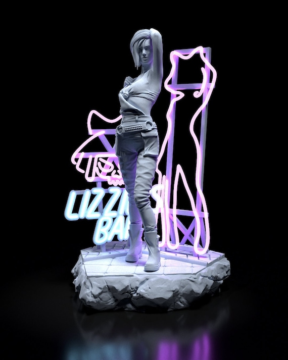 ソングバード サイバーパンク2077 未塗装未組立 フィギュア ガレージキット ガレージキット 1/7 ゼンレスゾーンゼロ Vivian V1 未塗装未組立