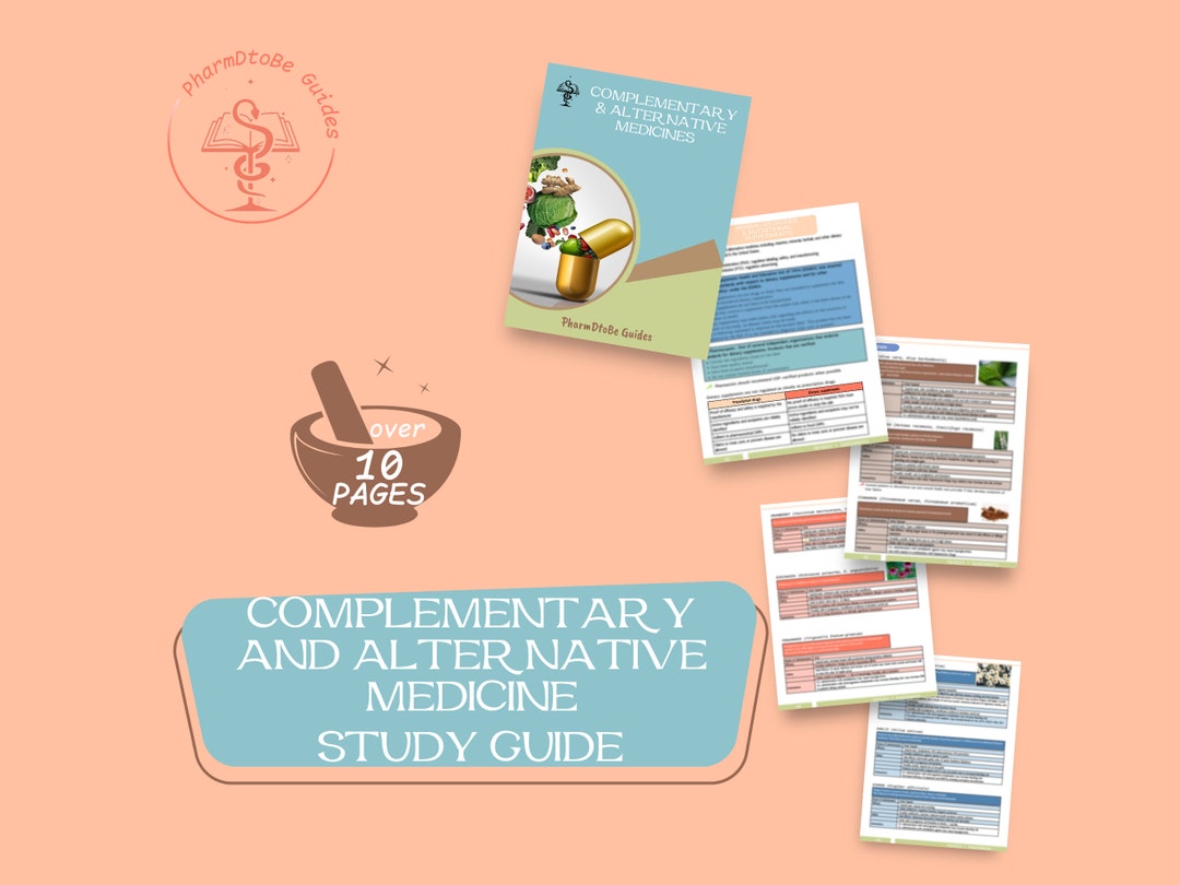Complementary & Alternative Medicine Study Guide Herbals, Integrative ...