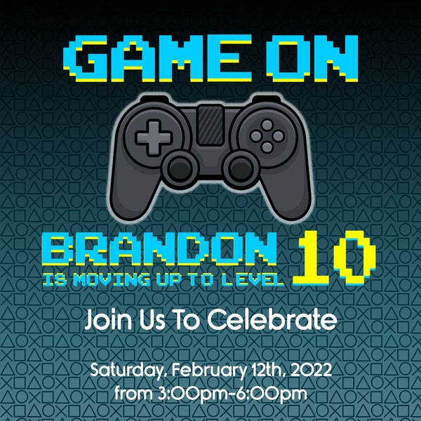 Playstation Invite Etsy