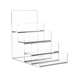 Acrylic Storage Rack, Purse Display Shelf, Display Case, Clear Acrylic Display Rack Collection Storage Acrylic Display Stand, Perfume Makeup