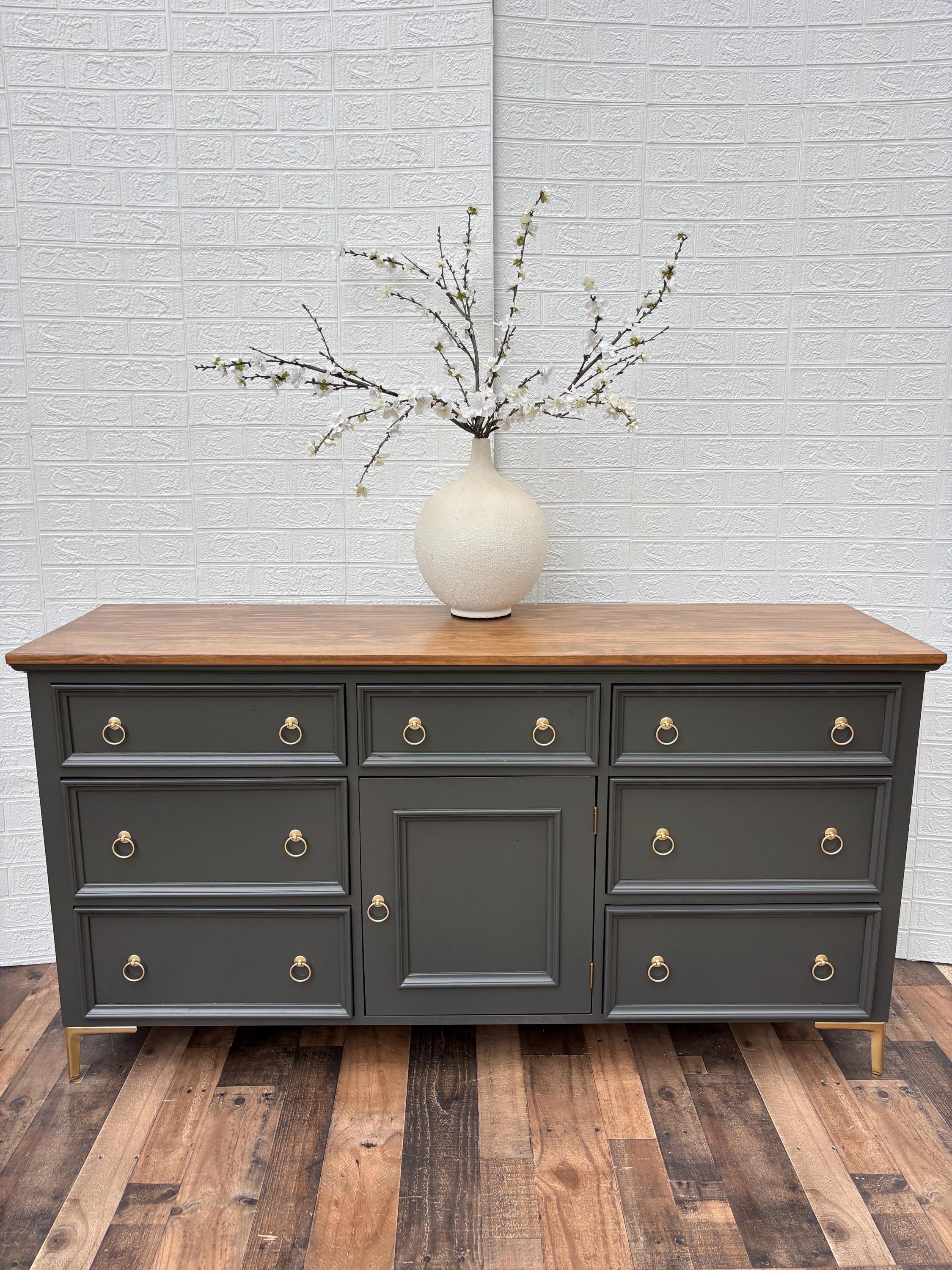 sachin and babi light blue dress Sophia Dresser with Mirror - Gray
