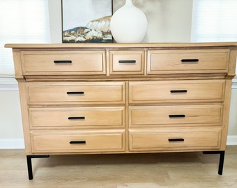 SOLD! Solid Wood Dresser 7 Drawer