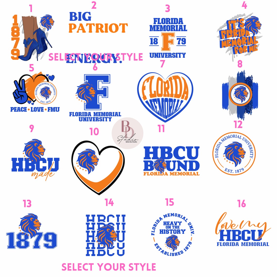 Florida Memorial University College Apparel, Flomo, HBCU, Gameday