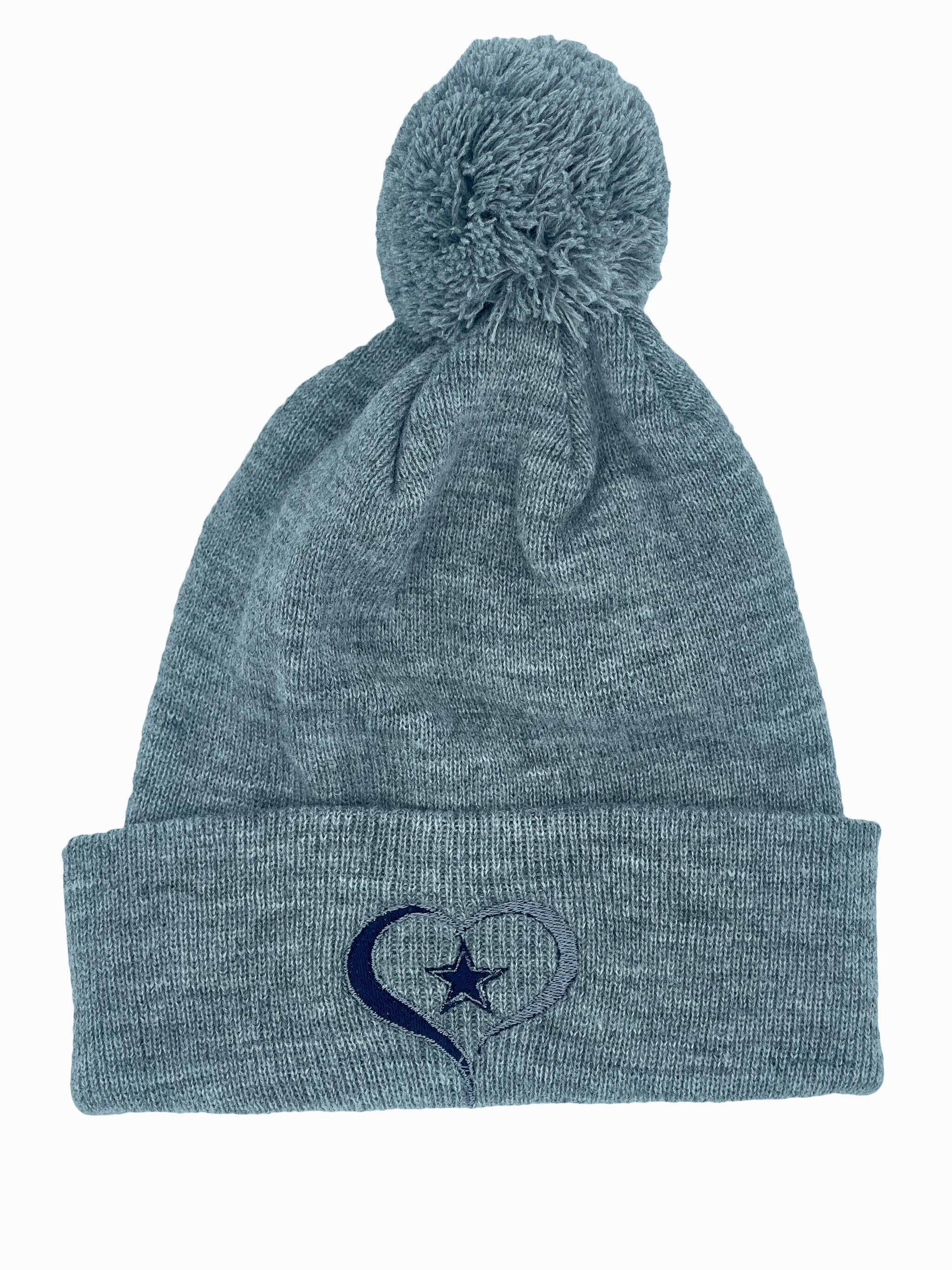 Dallas Cowboy Pom Pom Heart Beanie | Etsy