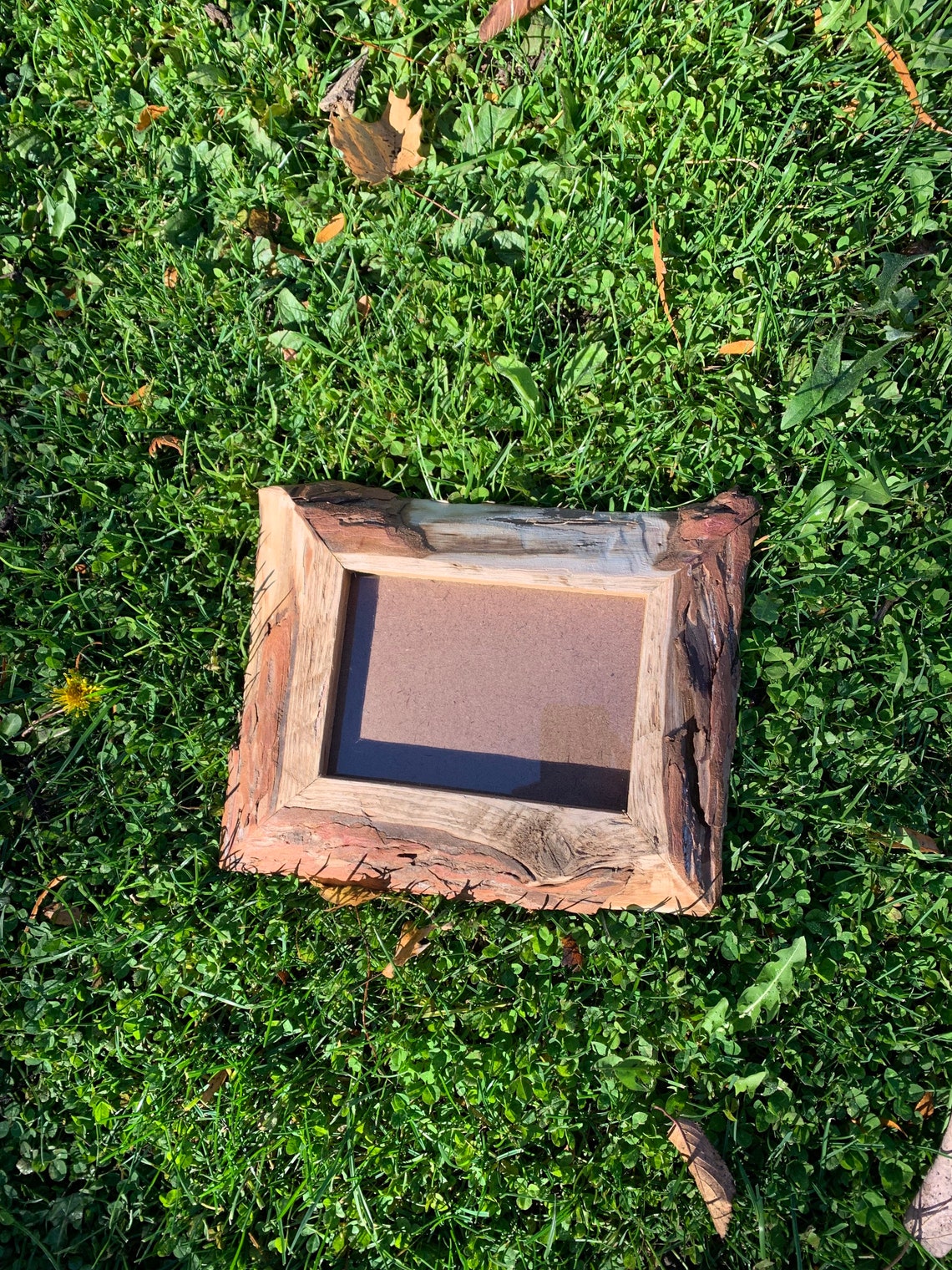 Live Edge Picture Frame Wood Frame With Bark Natural Look. Etsy