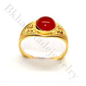 Carnelian Ring, 925 Silver Sterling Ring, Beautiful Ring,Oval Stone Shape Ring, Gift Ring, Handmade Ring, Women Ring,Boho Ring