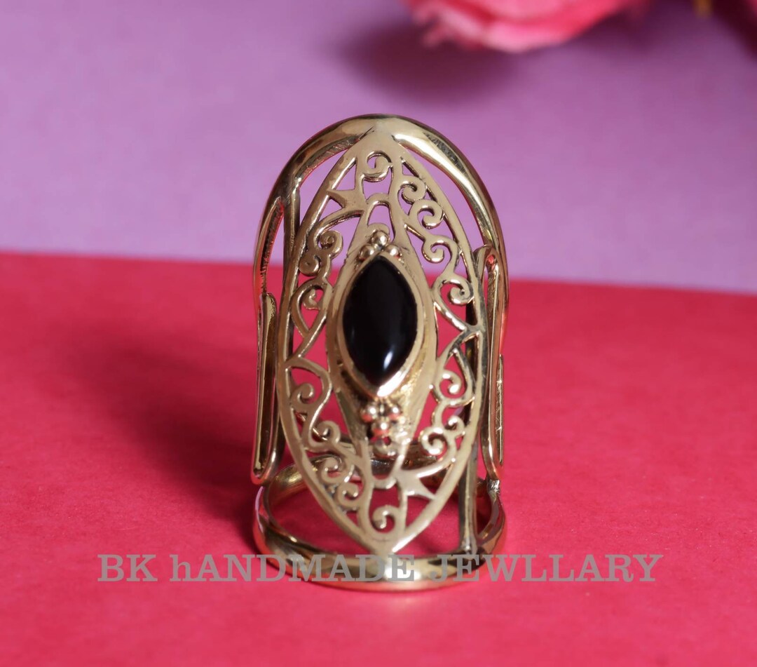 Arthritis Thumb Splint Sterling Silver, 925 Sterling Silver Ring, Midi