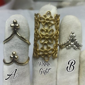 Splint Ring Silver, Arthritis Ring, 925 Sterling Silver Solid Handmade Thumb Splint Ring, Finger Splint Ring, Trigger Splint Ring, Midi Ring