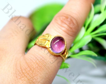 Natural Amethyst Ring,25 Sterling Silver Amethyst Ring, February Birthstone Ring, Amethyst Gemstone Ring ,Boho Ring,  Amethyst Silver Ring