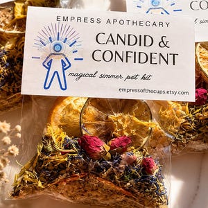 Candid & Confident Simmer Pot Kit | Confidence, Self-Love and Empowerment | Authenticity Ritual | Natural Stovetop Potpourri