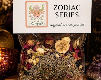 Taurus Simmer Pot | Taurus Zodiac Gift | Astrology Simmer Pot | Taurus Ritual Kit | Earth Sign Gift