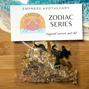 Cancer | Zodiac Simmer Pot Intention Kit | For the Healer, Nurturing, Protective, Comforting
