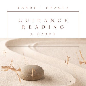 Guidance Reading (Written) | Tarot & Oracle Card Reading | 6 Cards