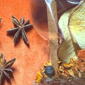 Kit de ambientador otoñal para olla a fuego lento / Popurrí otoñal para estufa / Fragancia acogedora para el hogar / Ritual de abundancia y gratitud imagen 10