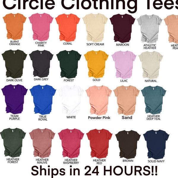 Circle Clothing Plain Shirt, Blank Unisex Shirt, Circle Clothing, Wholesale ADULT SIZE Unisex T-shirt, Circle Clothing Tee