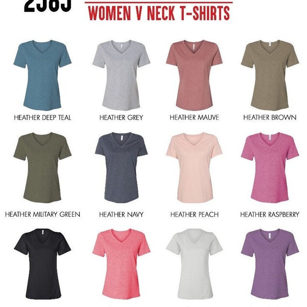 V-Neck Shirts For Women,%100 Cotton Blank Basic Womens Circle Clothing t shirt, Cotton Polyester Blend V-Neck, Soft Trendy V-Necks for Women