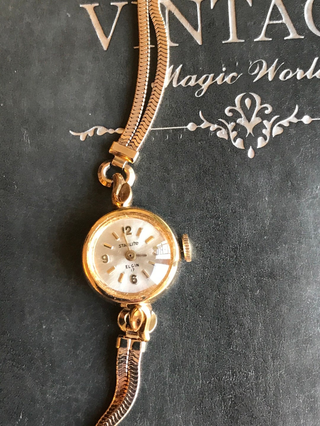US Tariff Included-starlite by Elgin 17j Vintage Ladies  display picture 3