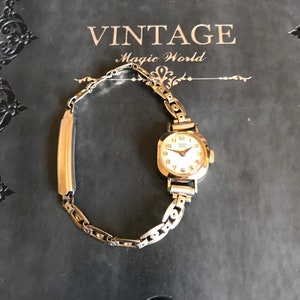 Rolex Tudor 9ct solid gold women’s watch 1940s Art Deco watch / top cosmetics condition / oiled and serviced runs well