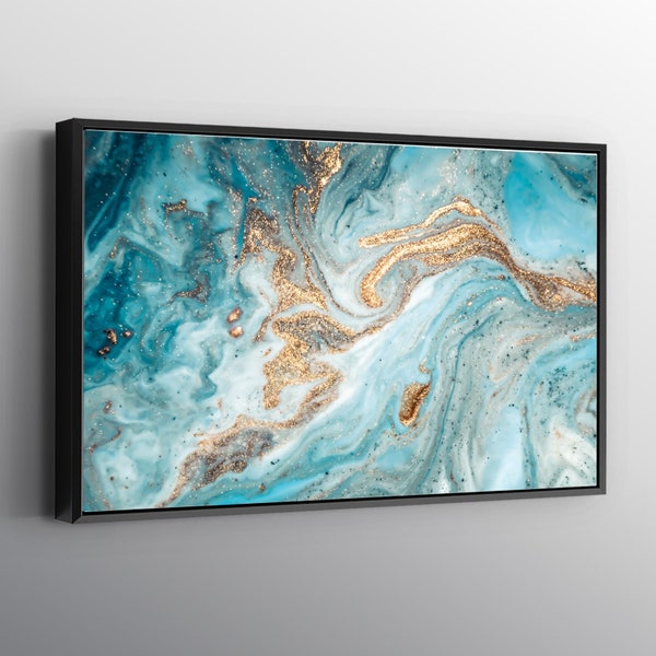 Turquoise Wall Art Etsy