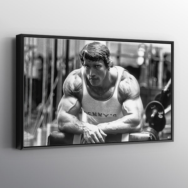 Arnold Schwarzenegger - Conquer Print Wall Art Canvas. Printed Smooth Surface. Ready to Hang Canvas.