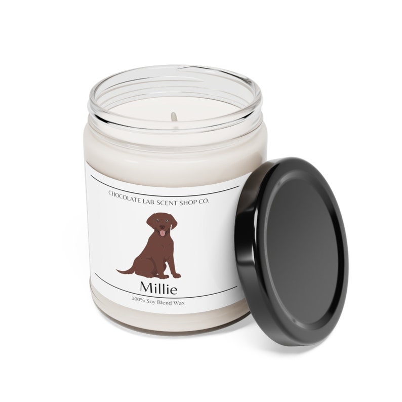 Chocolate Lab Candle, Personalized Chocolate Lab Gift, Chocolate Lab Mom, Lab Candle, Chocolate Lab Lover, Chocolate Lab Gift, Custom Lab image 3