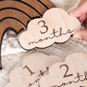 Rainbow Baby | Baby Milestone Cards | Baby Shower Gift | Monthly ...