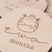 Jungle Theme Baby Milestone Cards Baby Shower Gift - Etsy