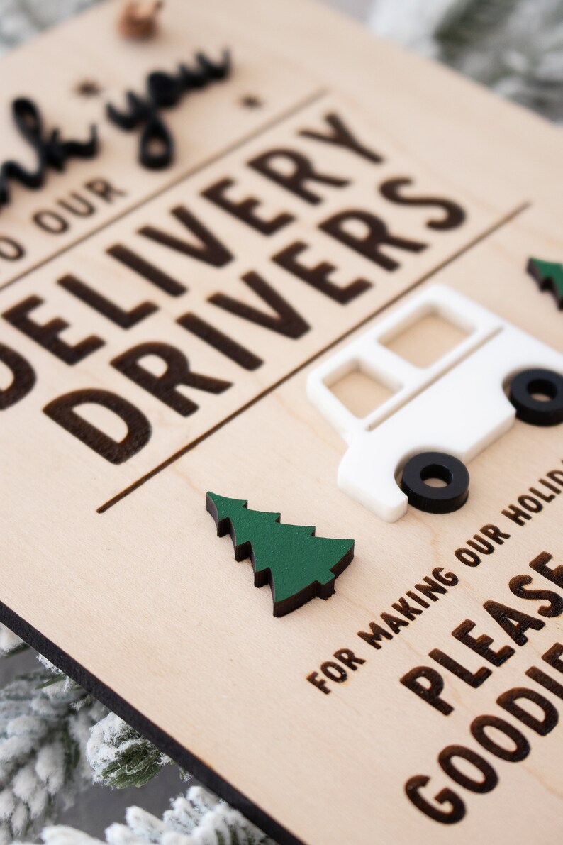 Delivery Driver Sign | Delivery Sign | Delivery Driver Snack Sign ...