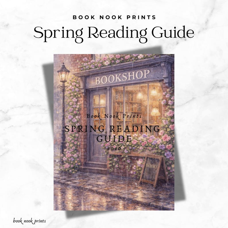 Spring Reading Guide New Book Releases Challenges Tracker Lists TBR ...