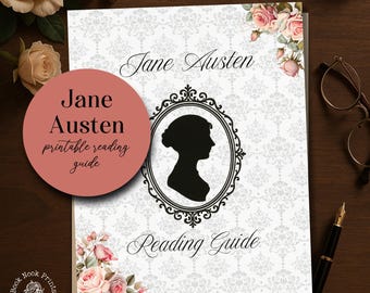 Jane Austen Reading Guide, Book Recommendations (Printable)